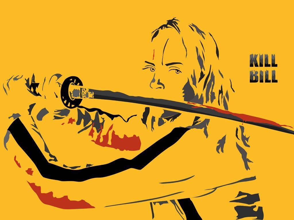 Kill Bill Pop Art Background