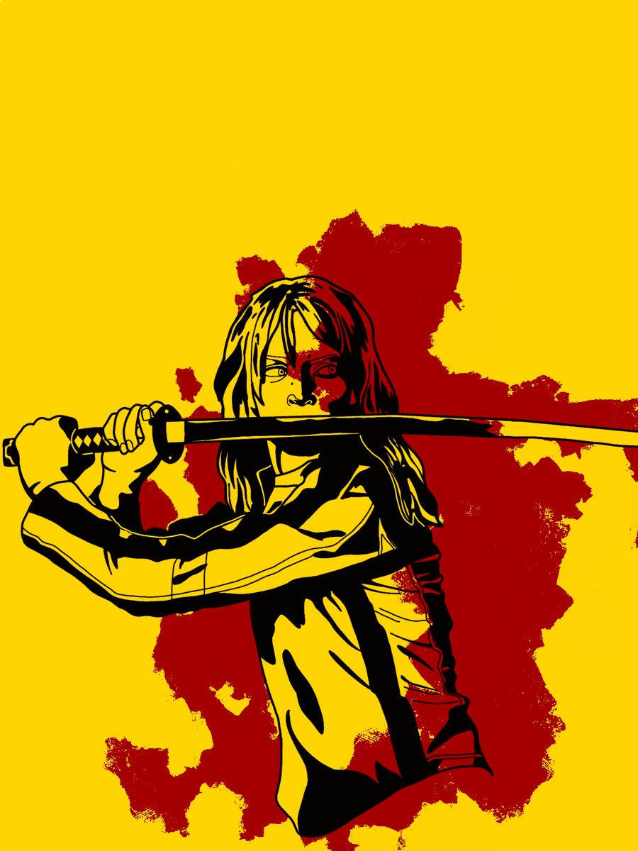 Kill Bill The Bride Poster Background