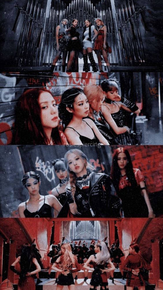 Kill This Love Collage Blackpink Aesthetic Background