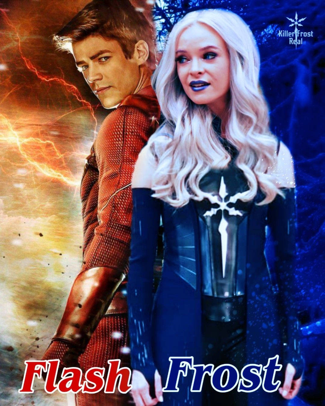 Killer Frost And The Flash Graphic Background