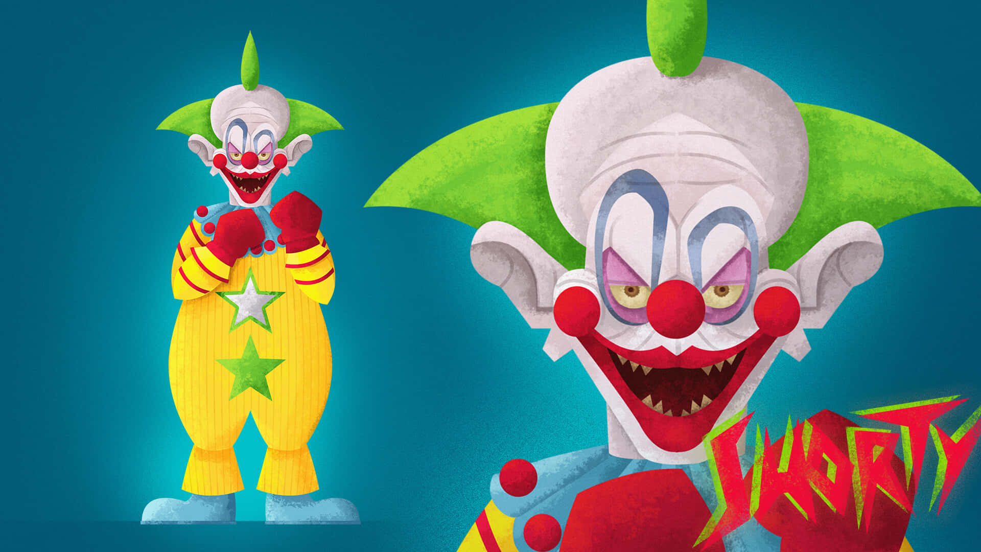 Killer Klowns From Outer Space With Red Gloves