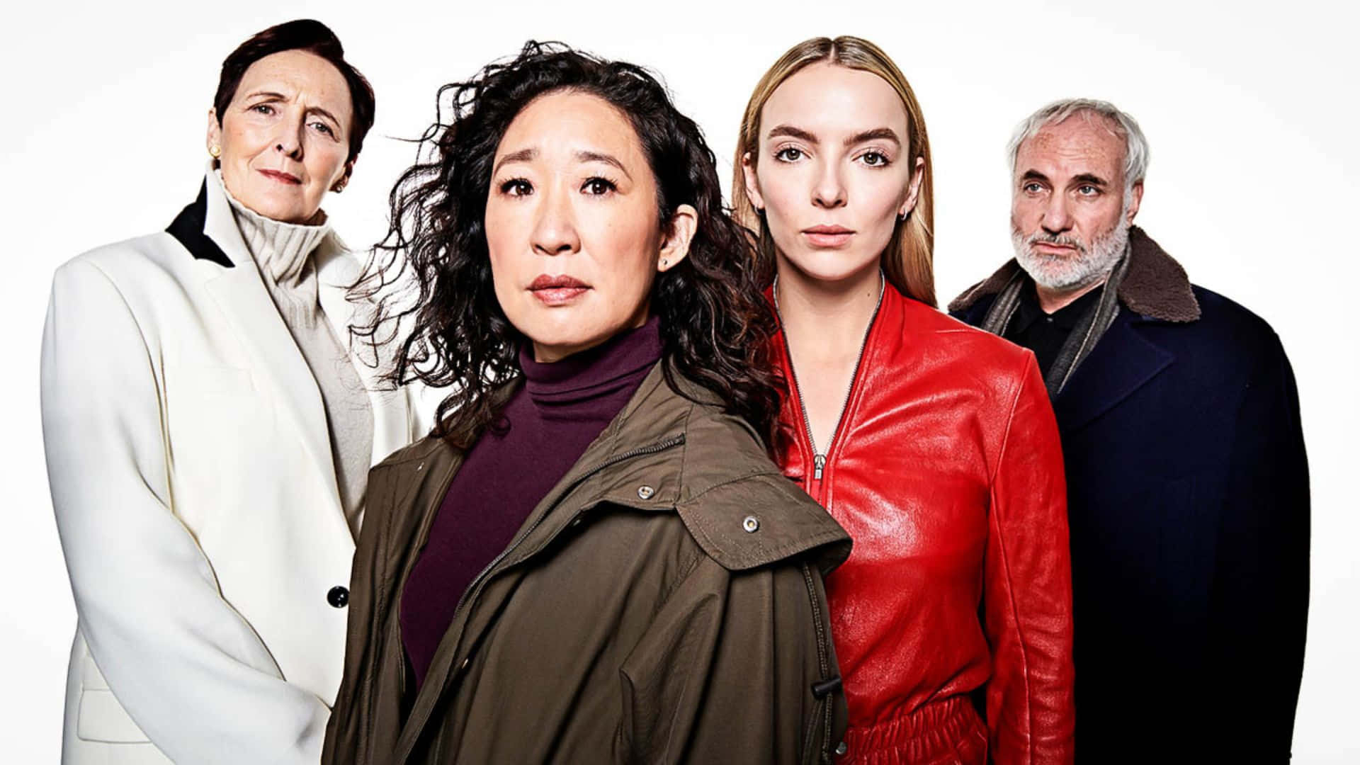 Killing Eve Cast Portrait Background