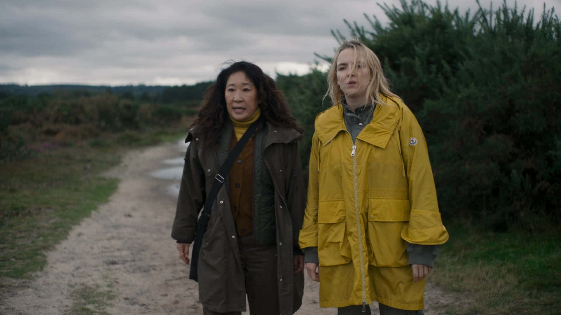 Killing Eve Characters Outdoor Scene Background