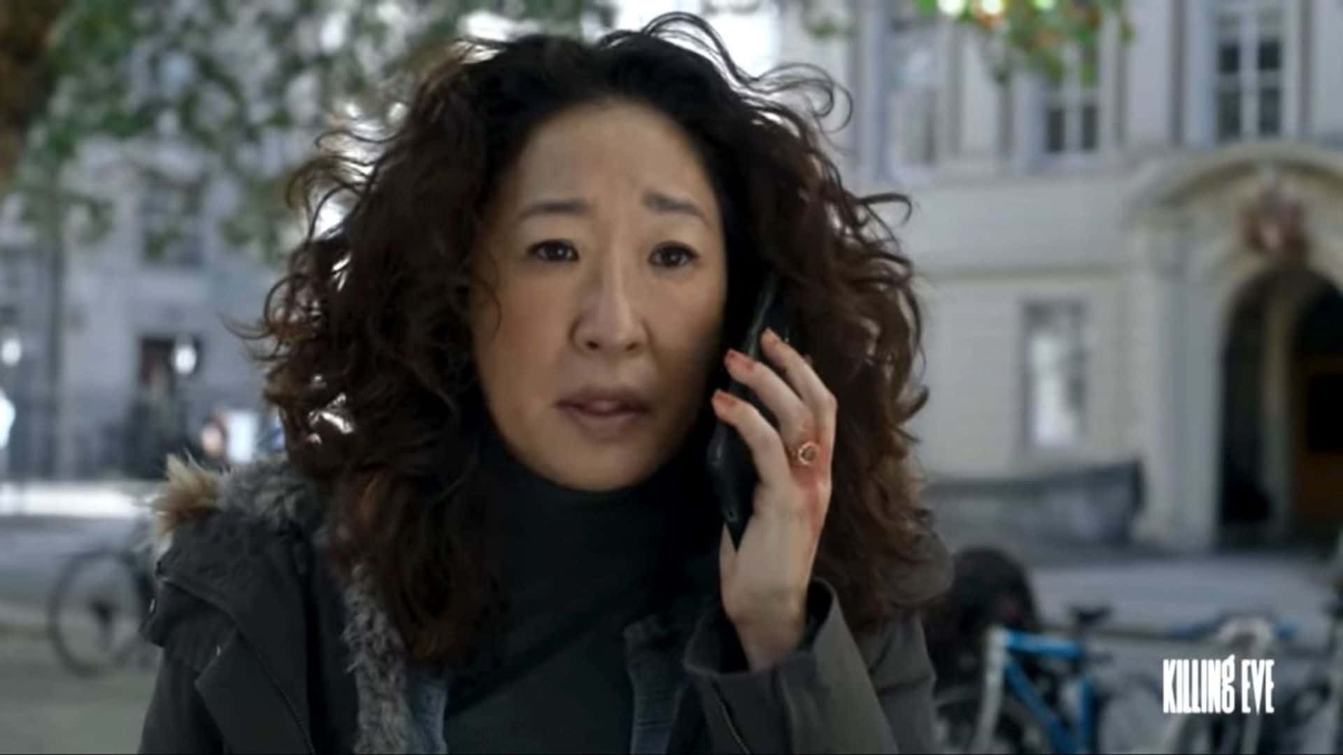 Killing Eve Concerned Phone Call Background