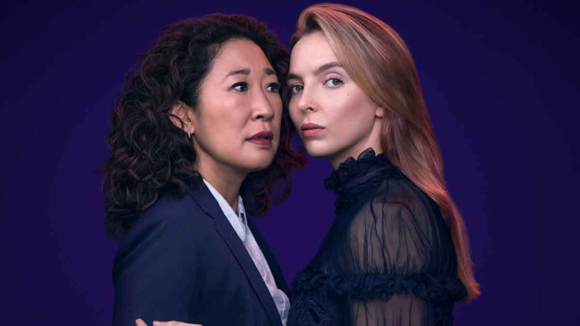 Killing Eve Duo Portrait Background