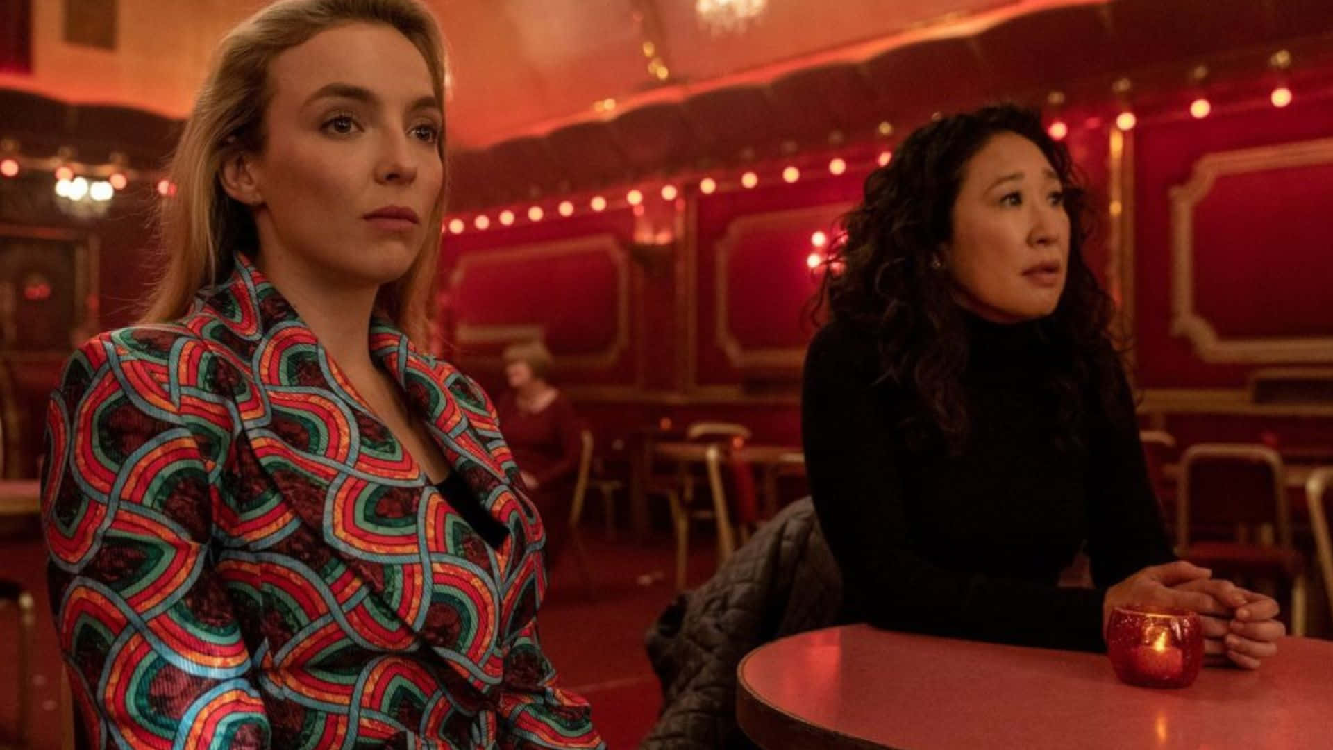 Killing Eve Red Theatre Scene Background