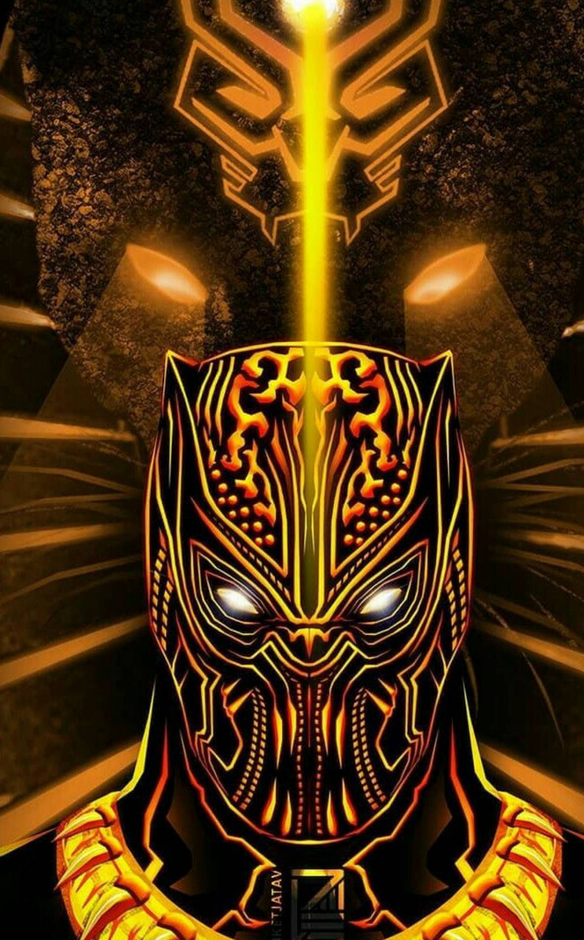 Killmonger Jaguar Art Background