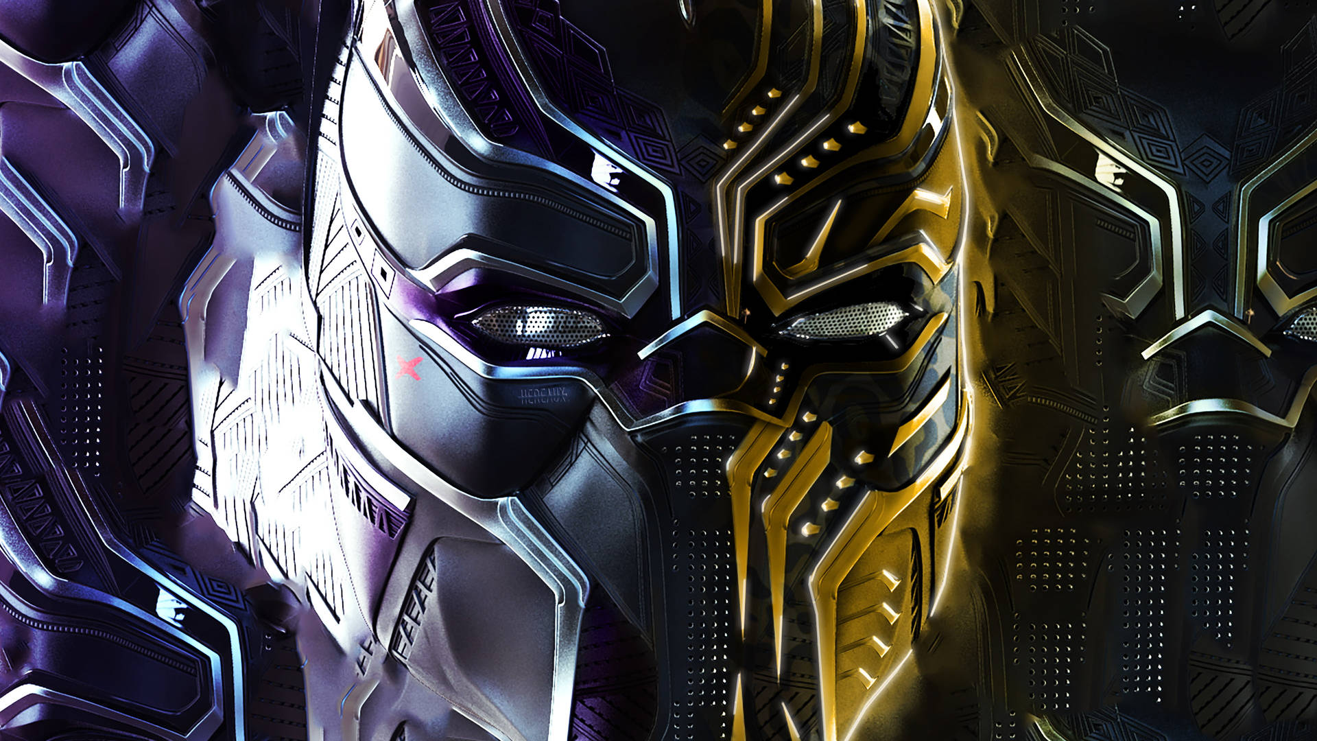 Killmonger Steel Mask Background