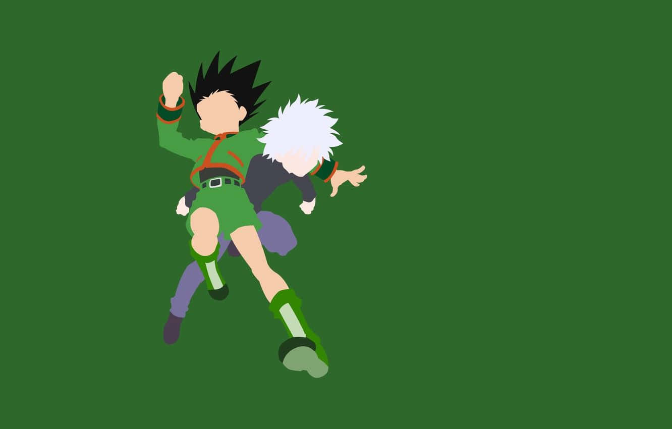 Killua And Gon Hunter X Hunter Vector Background