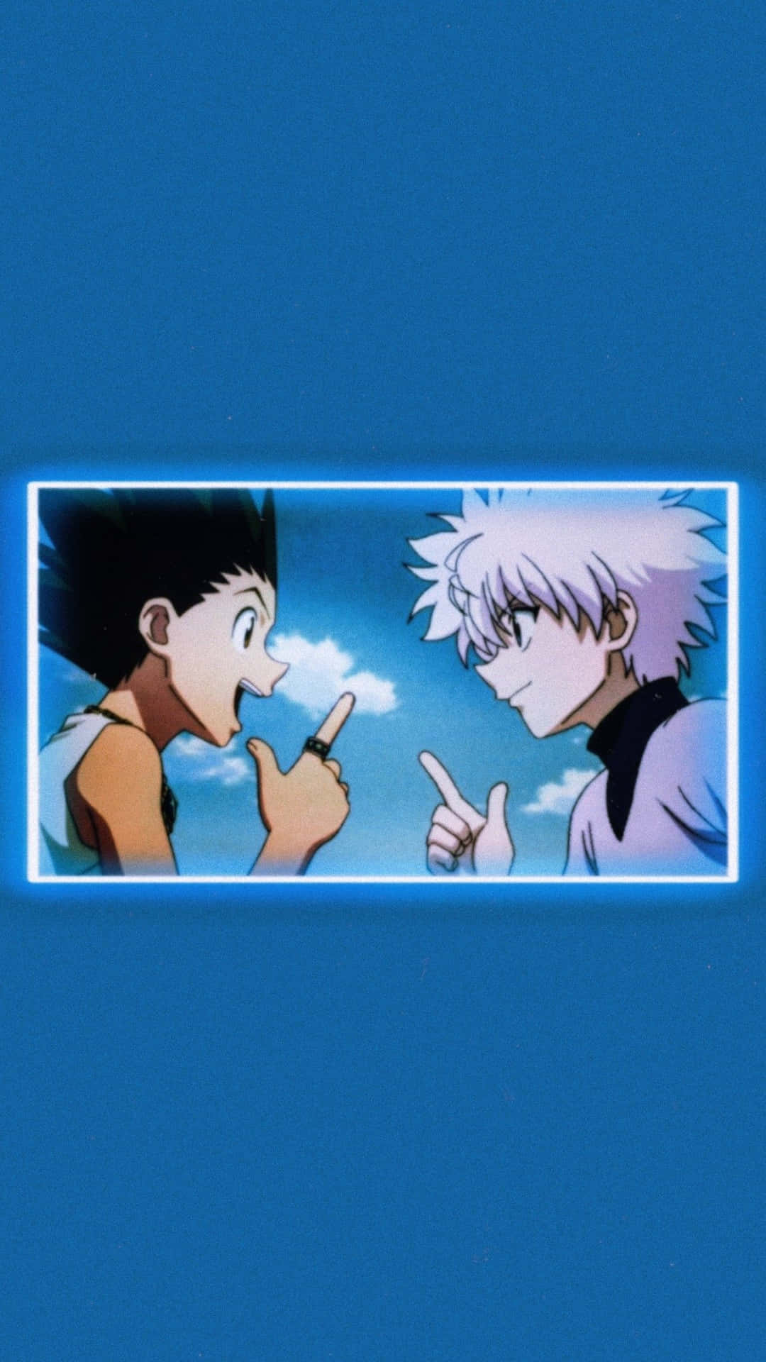 Killua And His Best Friends Forging A Unbreakable Bond Background