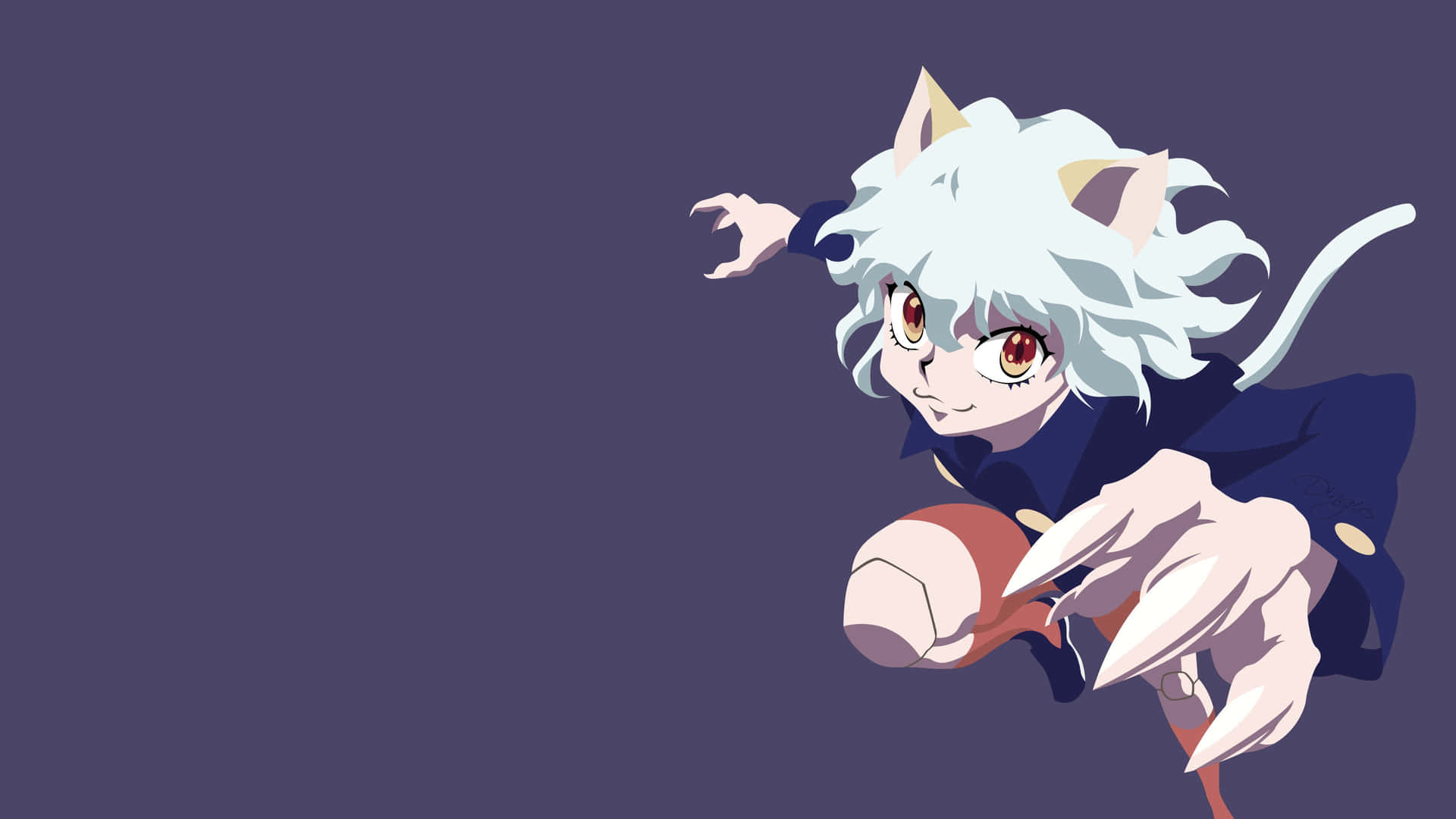 Killua Cute Ears Background