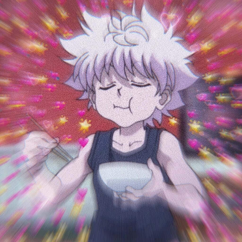 Killua Hearts Hunter X Hunter Pfp