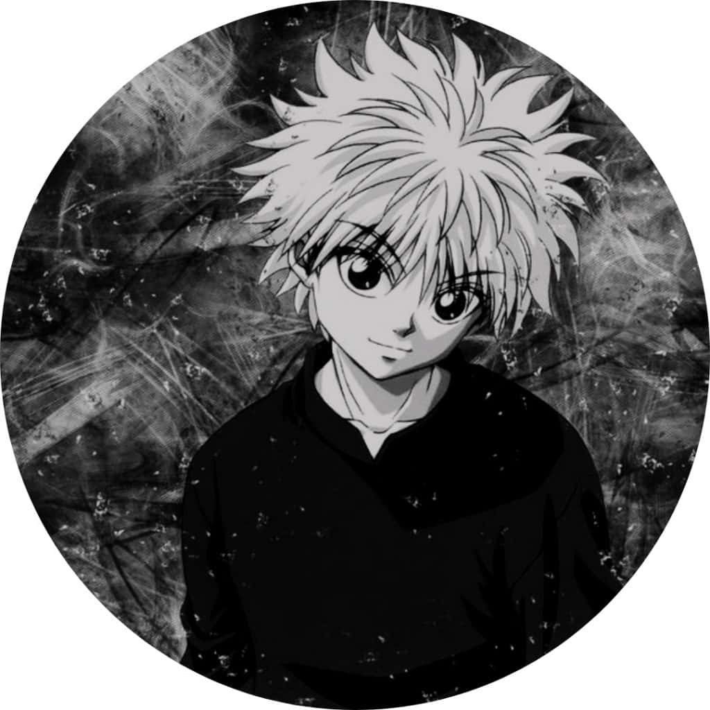 Killua Wearing Black Anime Pfp Background