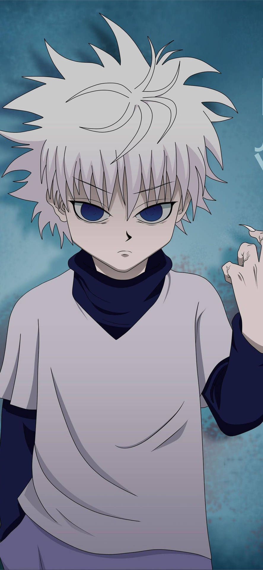 Killua Zoldyck Of Hunter X Hunter Iphone Background