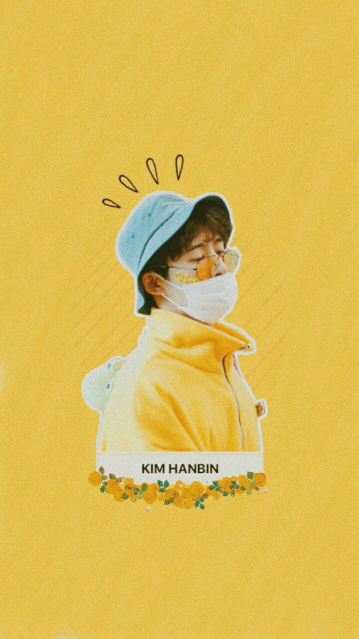 Kim Hanbin Yellow Jacket Background
