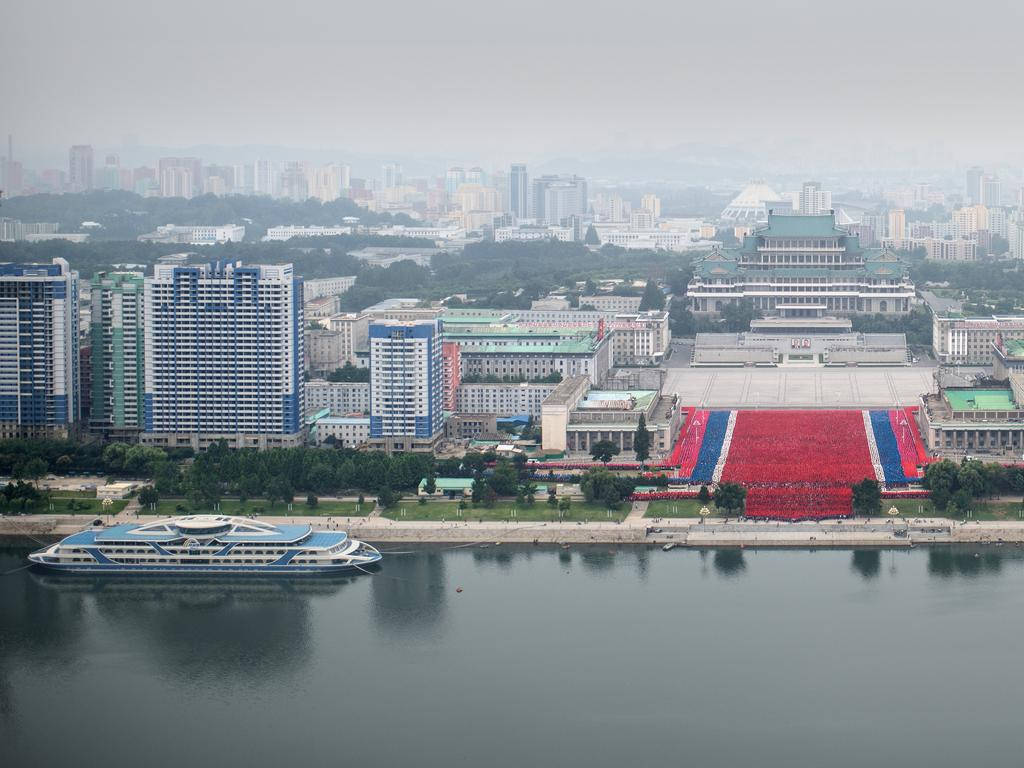 Kim Il Sung Square Formation Pyongyang