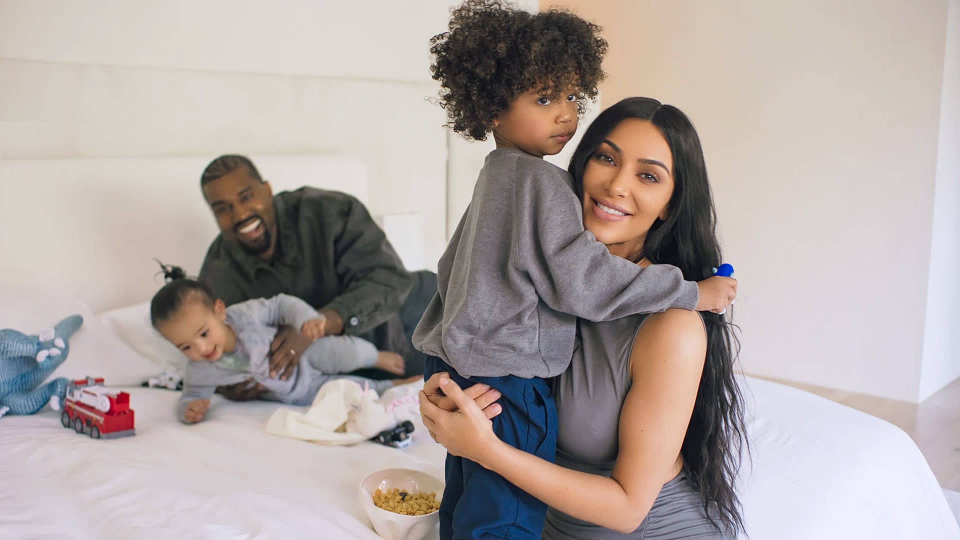 Kim Kardashian, Surrounded By Her Family Background