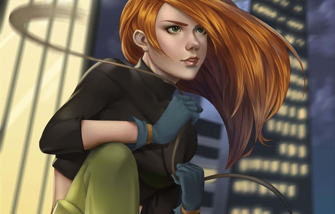 Kim Possible On A Secret Mission Background