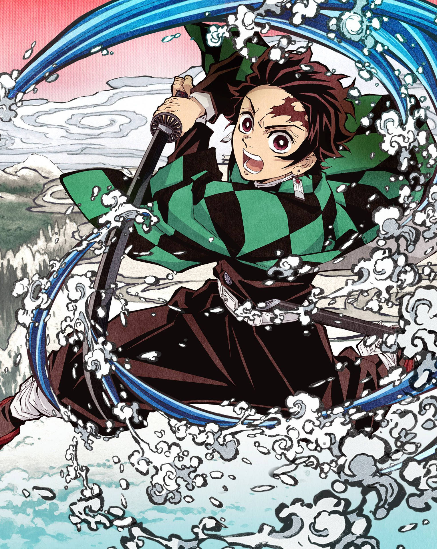 Kimetsu No Yaiba Tanjiro Kamado Background