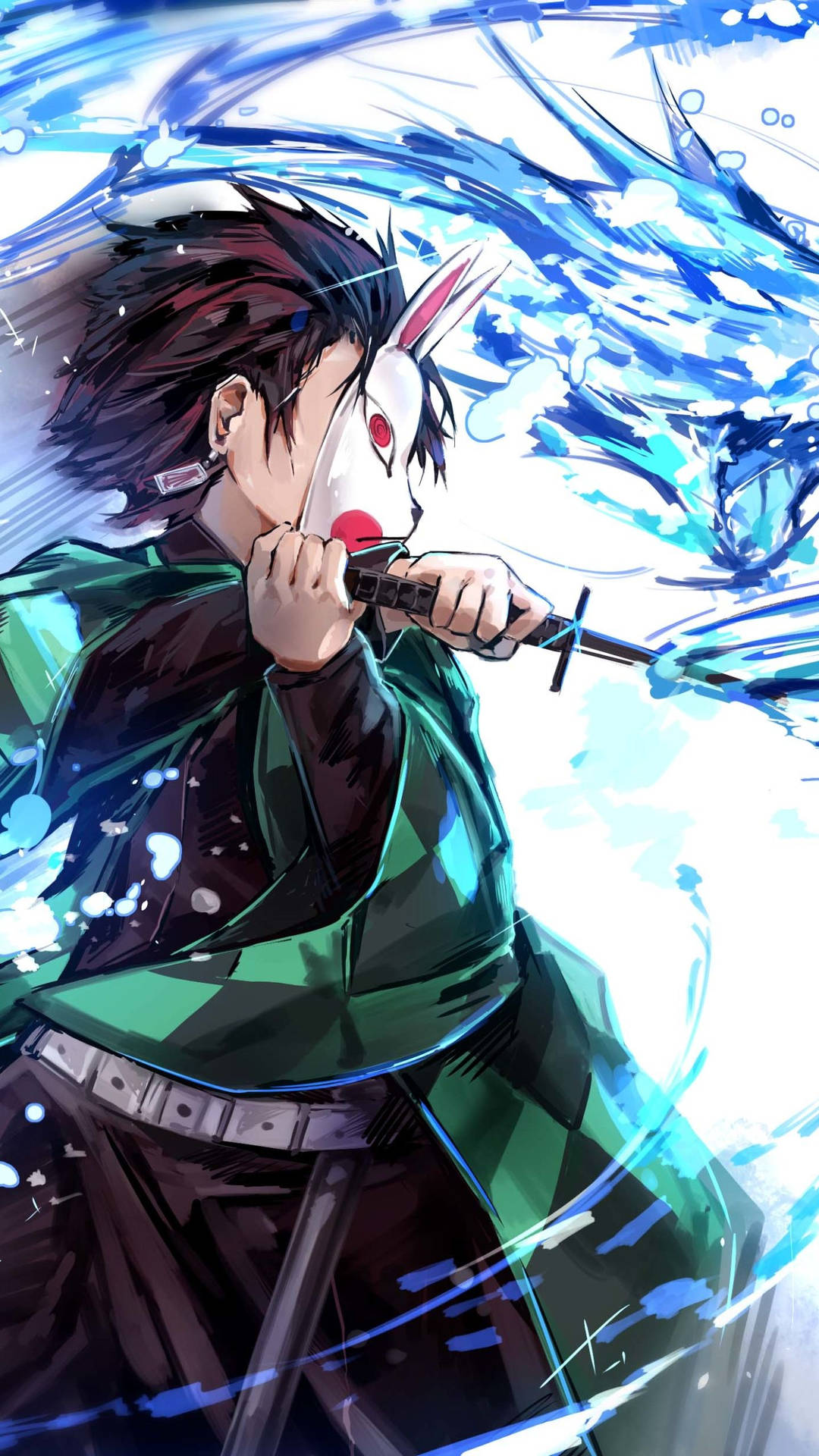 Kimetsu No Yaiba Tanjirou Fan Art Background