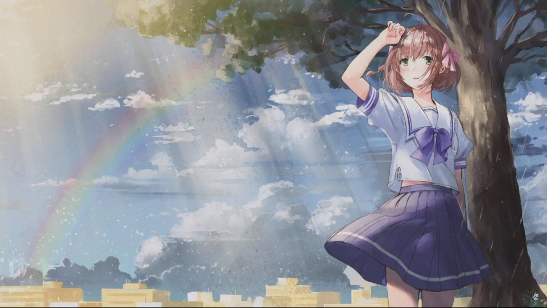 Kimi Ga Nozomu Eien Colourful Rainbow Background