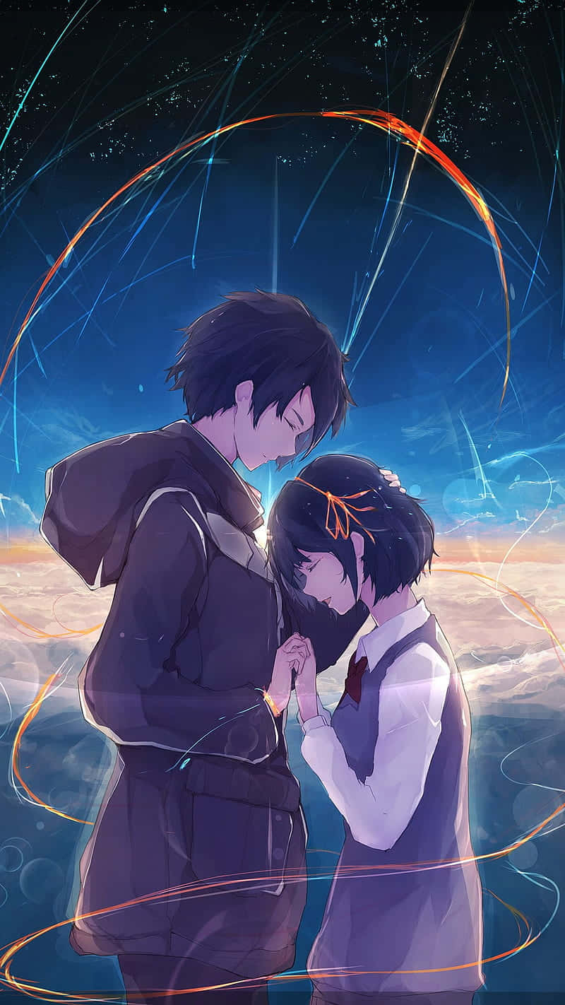 Kimi No Na Wa Mitsuha And Taki Romance Anime Background