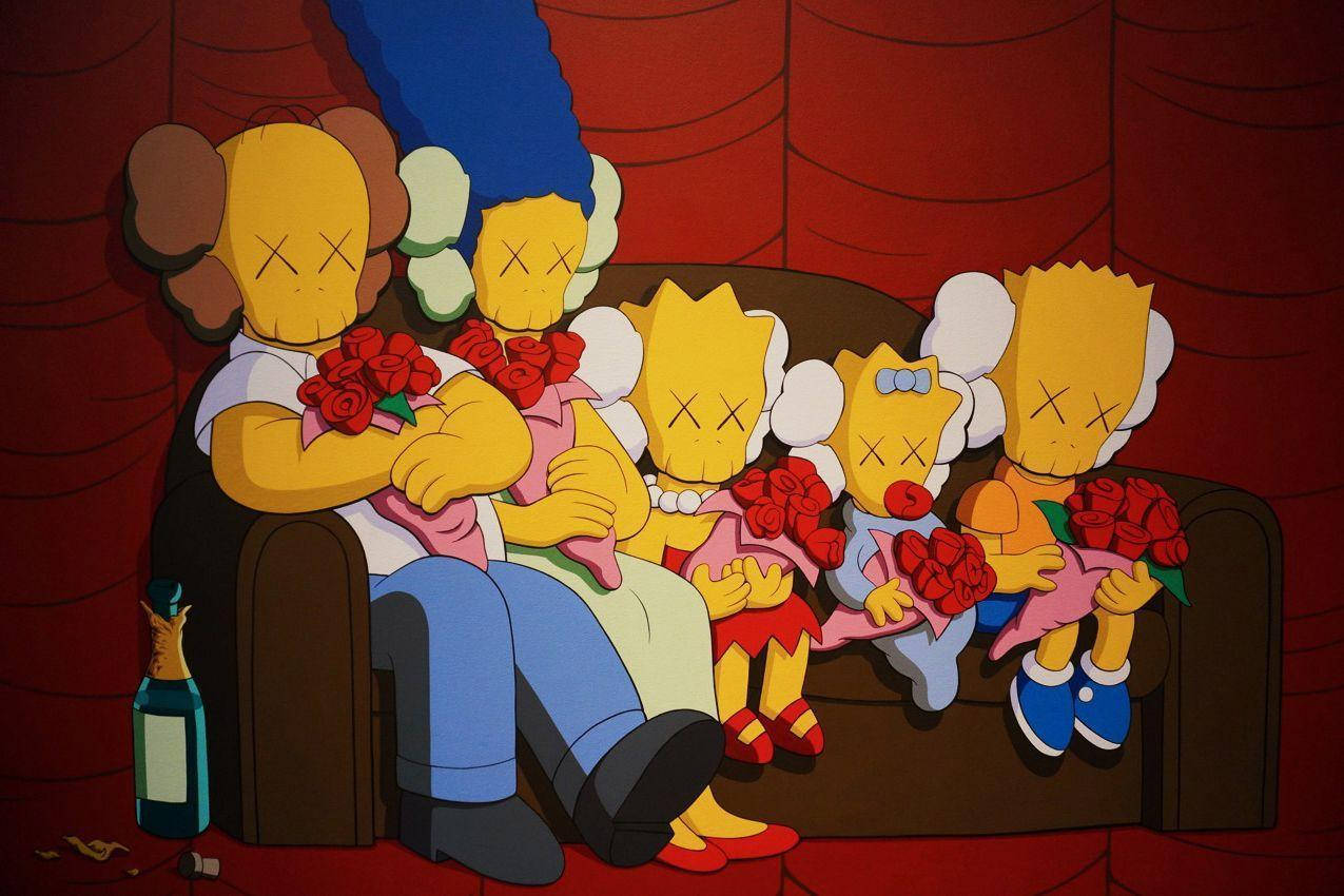 Kimpsons Kaws Pc Background