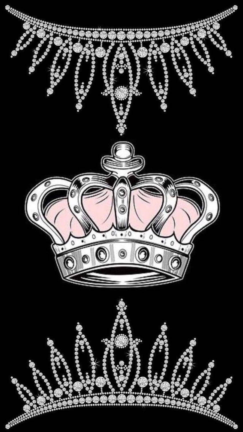 King And Queen Crown And Tiara Background