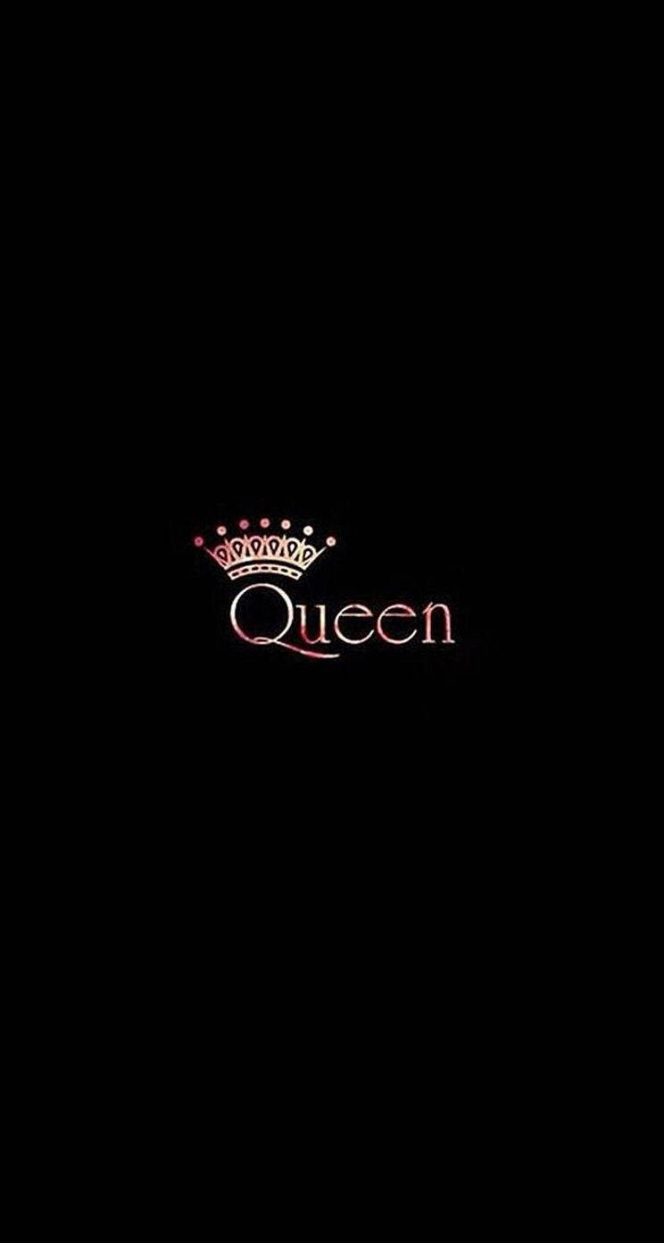 King And Queen Crown Text Background