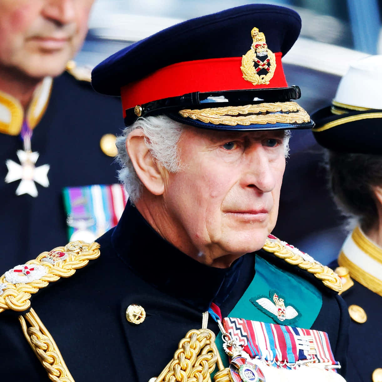 King Charles Iii In Military Frock Background