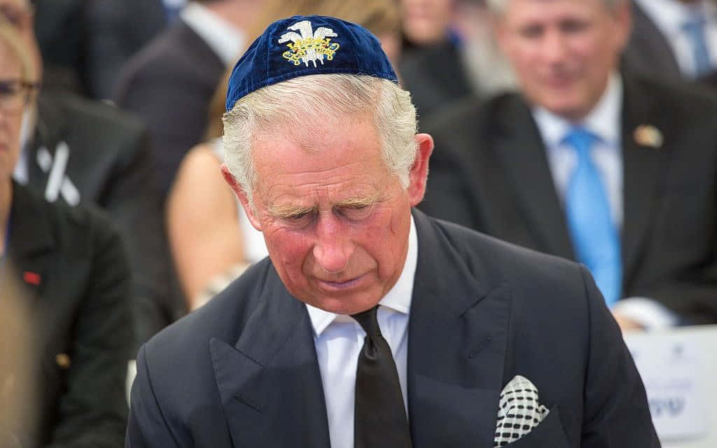 King Charles Iii With Prince Insignia Background