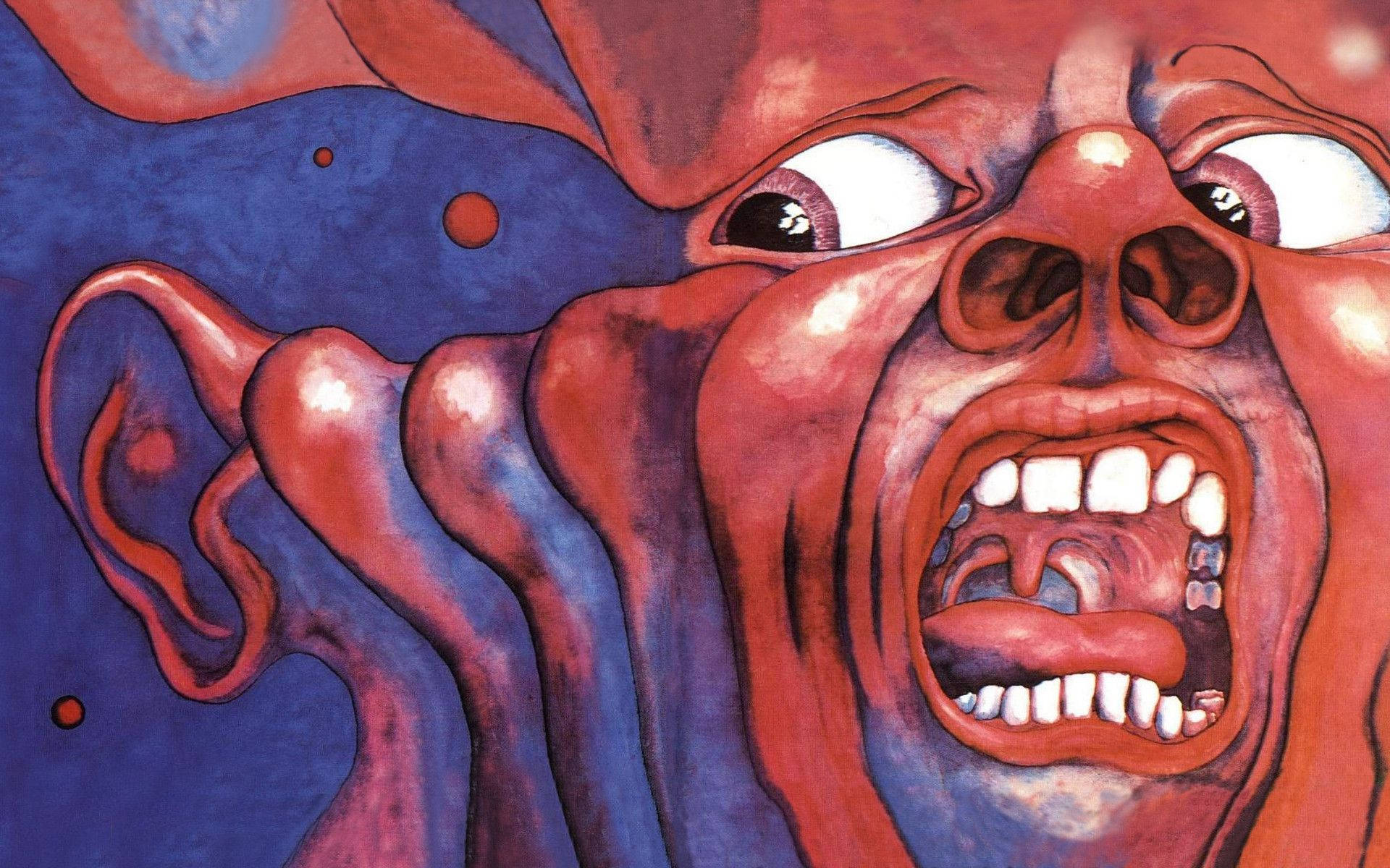 King Crimson Band Album Cover Background