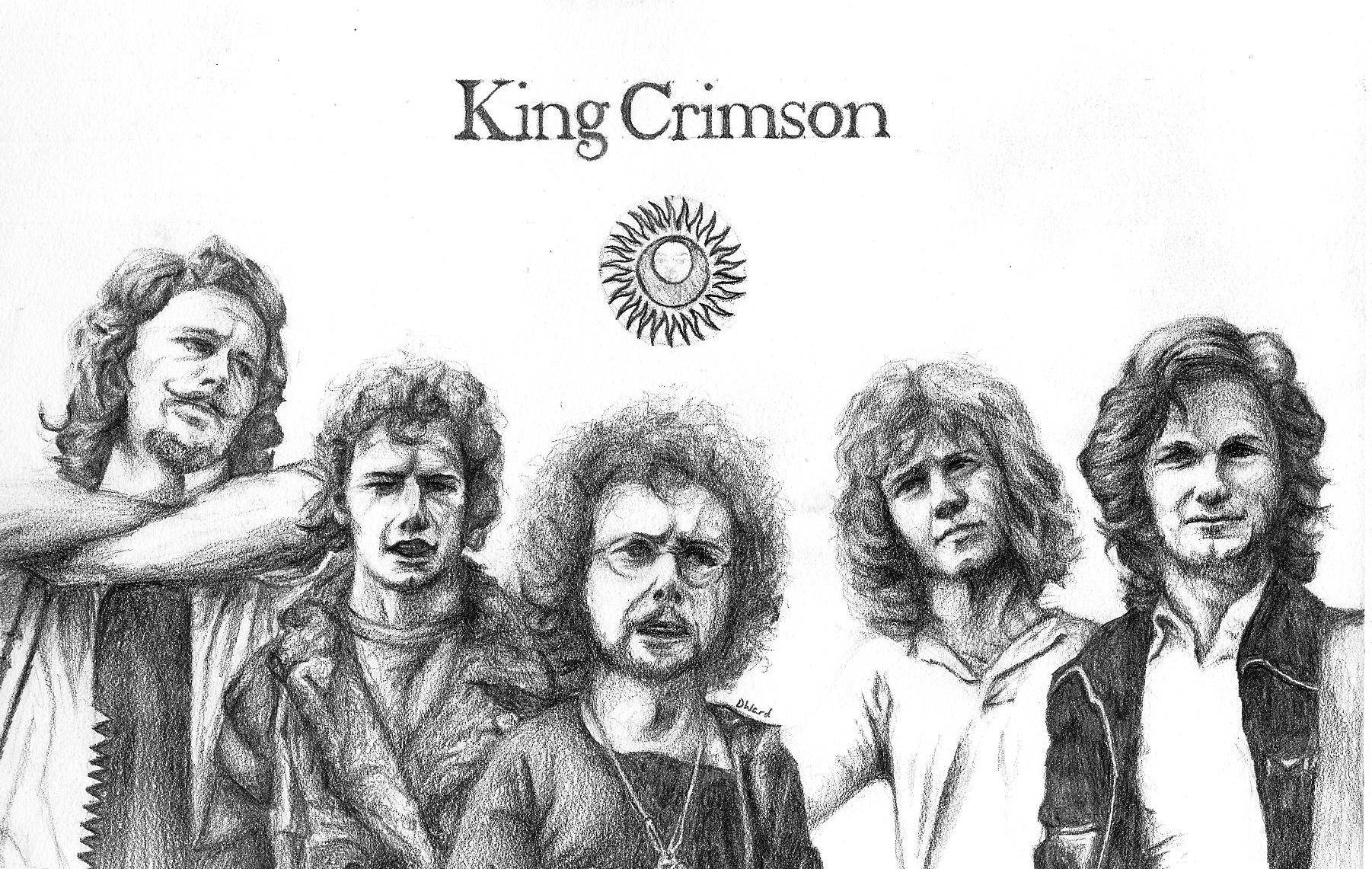 King Crimson Band Sketch Background