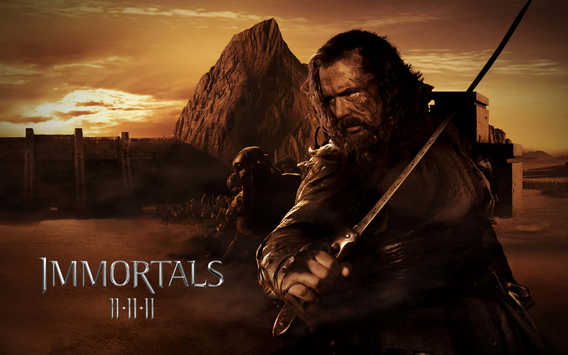 King Hyperion In Immortal Background