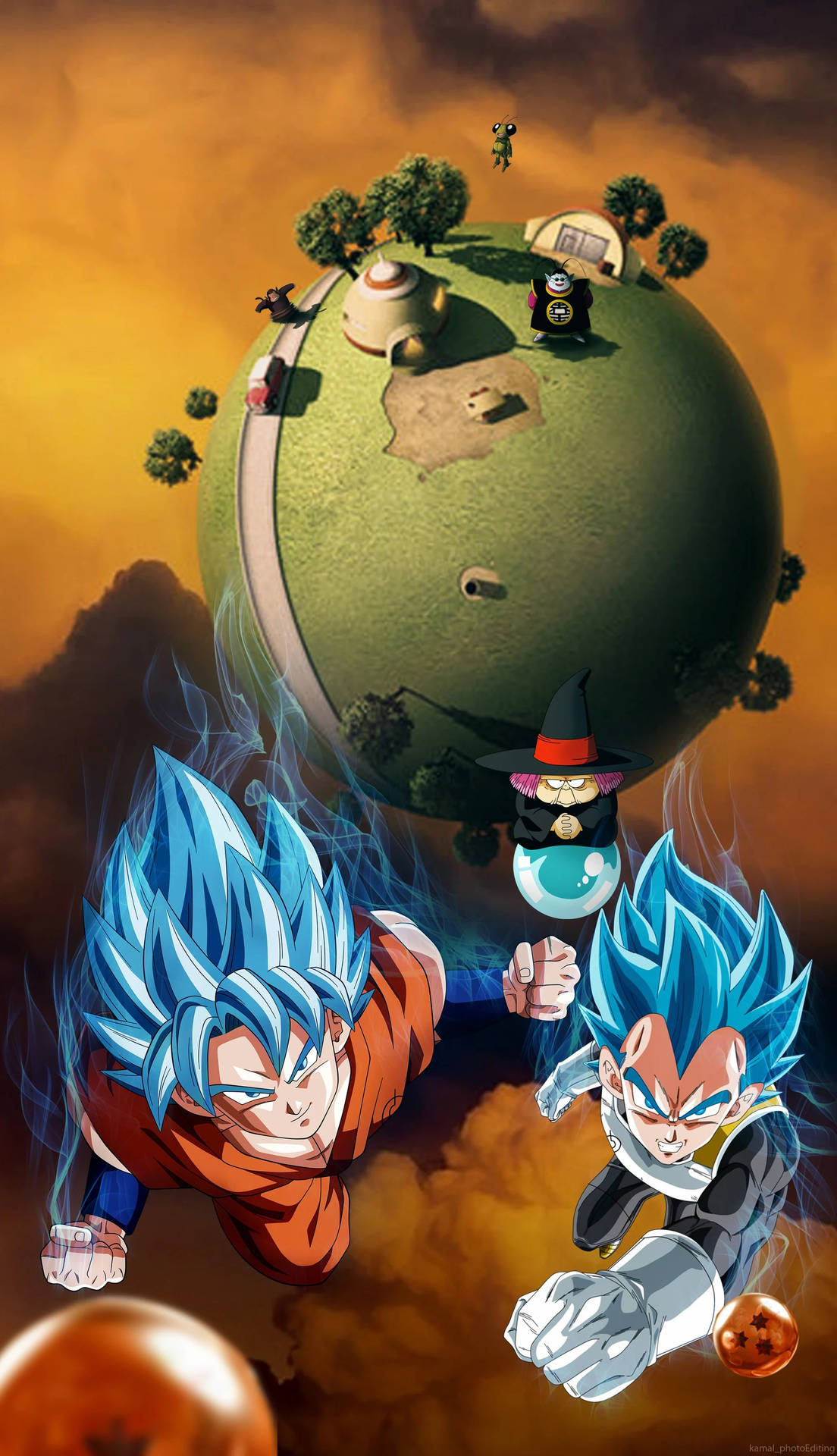 King Kai's Planet Dragon Ball Z Iphone Background