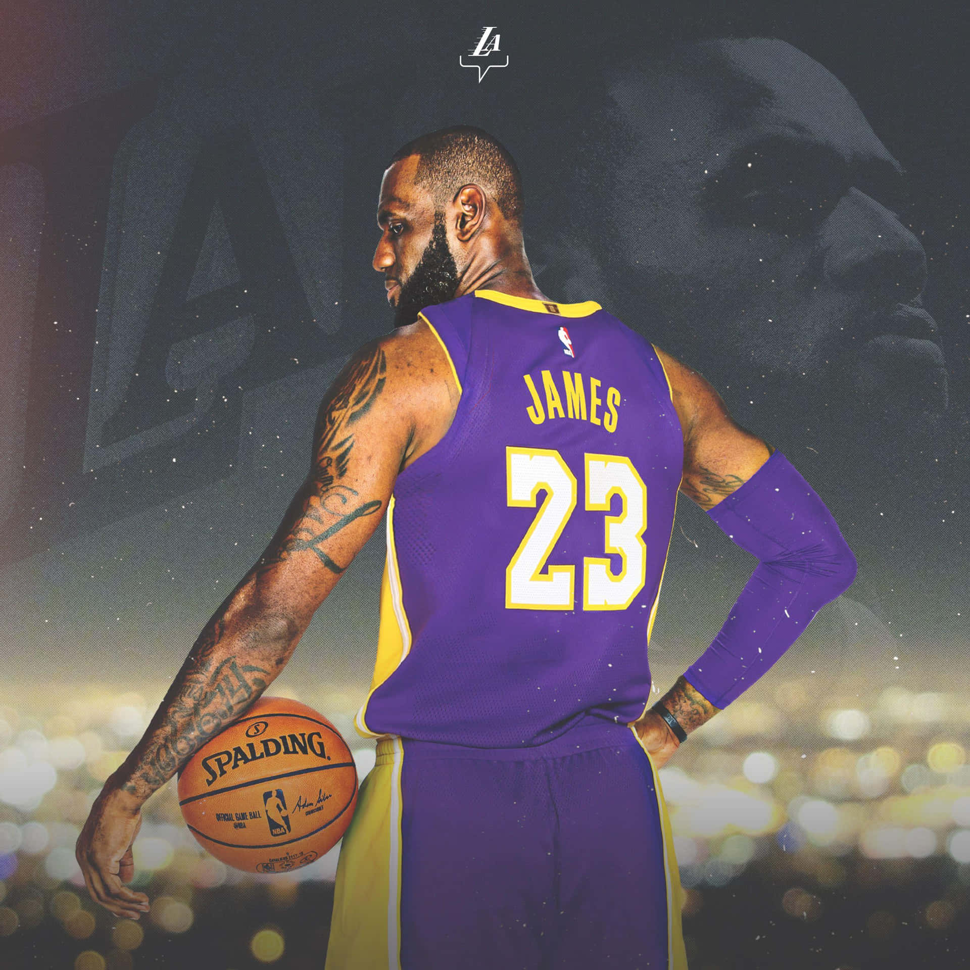 King Lebron James – Nba Champion And Hall Of Famer Background