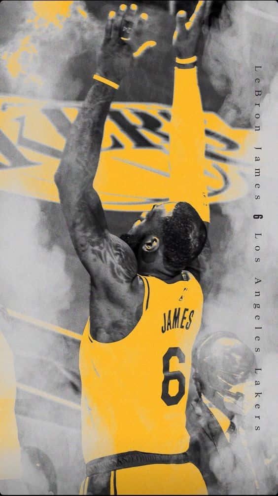 King Lebron James Poster Background