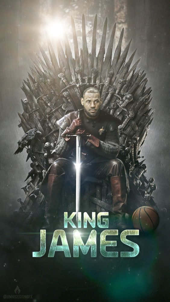 “king Lebron James: Unrivaled Dominance” Background