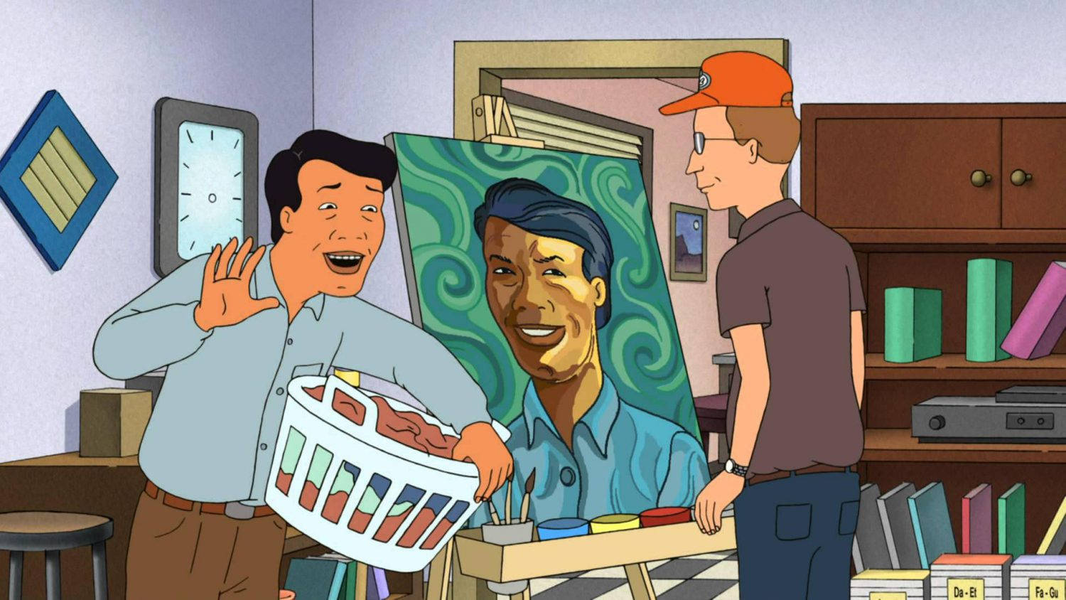 King Of The Hill Kahn Painting Background