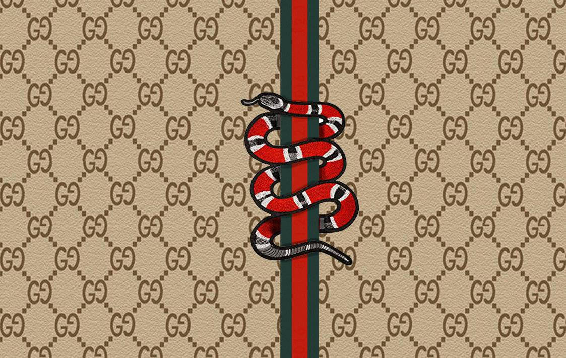 King Snake Gucci Pattern Background
