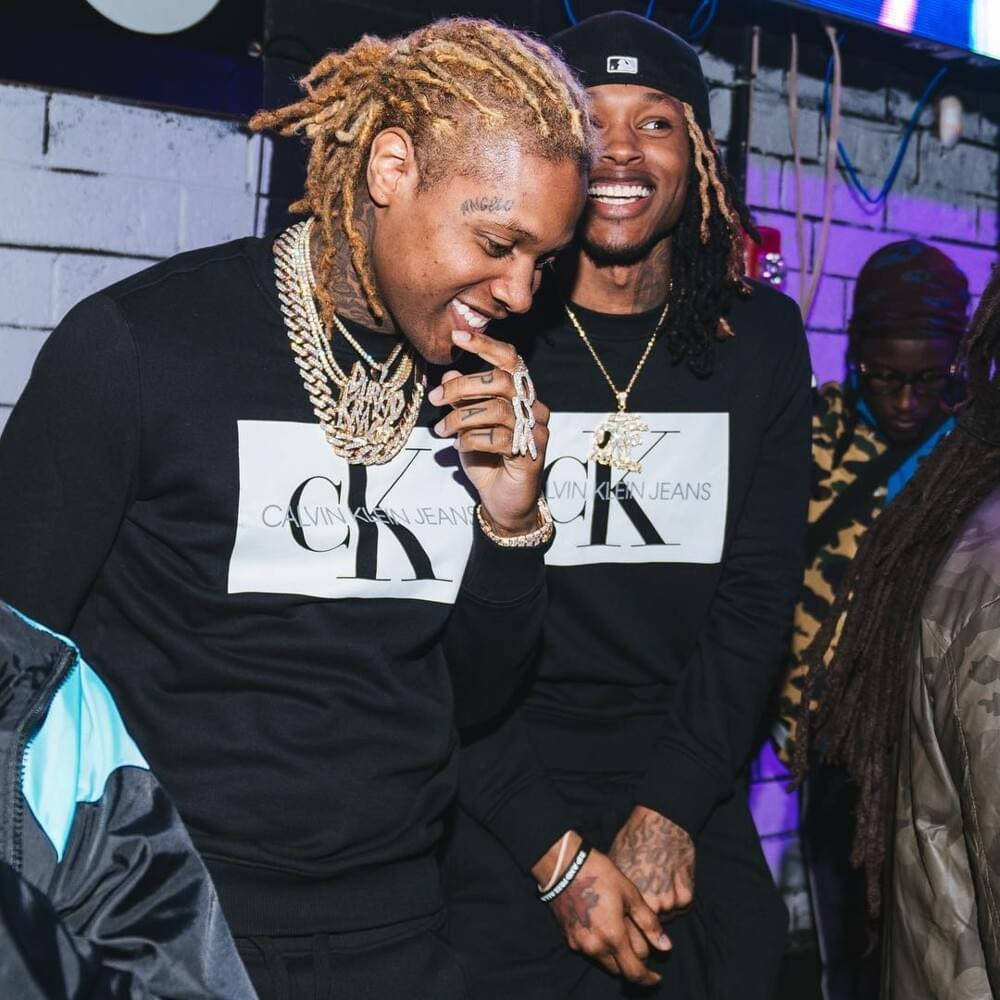 King Von And Lil Durk Calvin Klein Sweaters Background