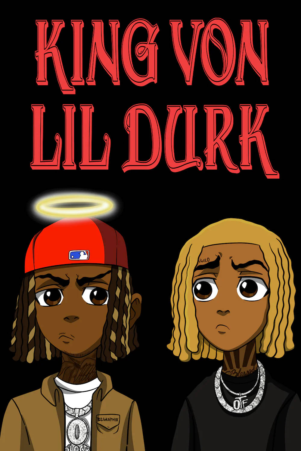 King Von And Lil Durk Cartoon