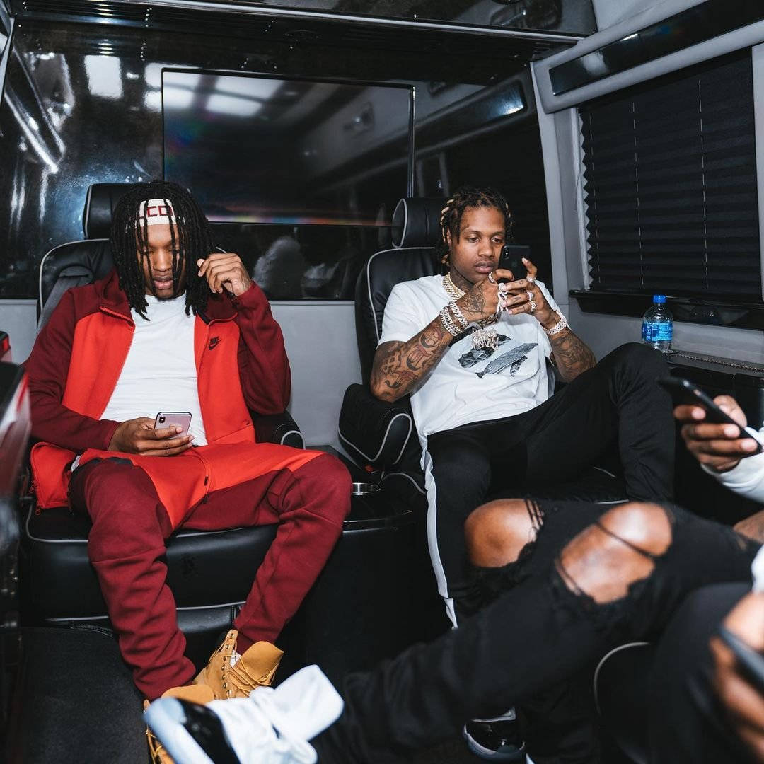 King Von And Lil Durk Inside A Car