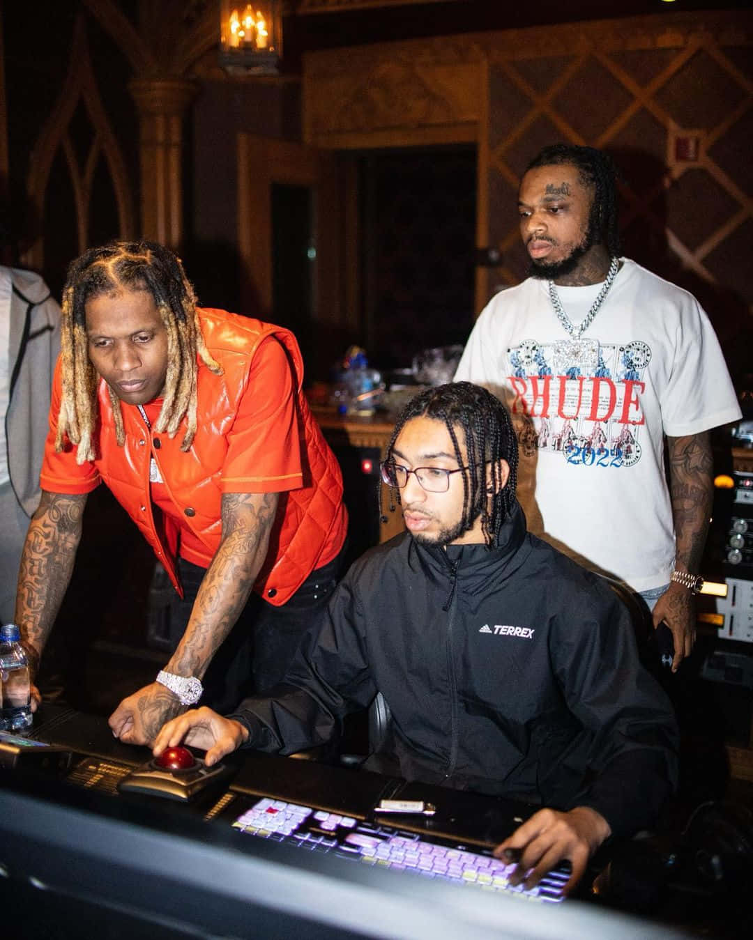 King Von Lil Durk Studio Session