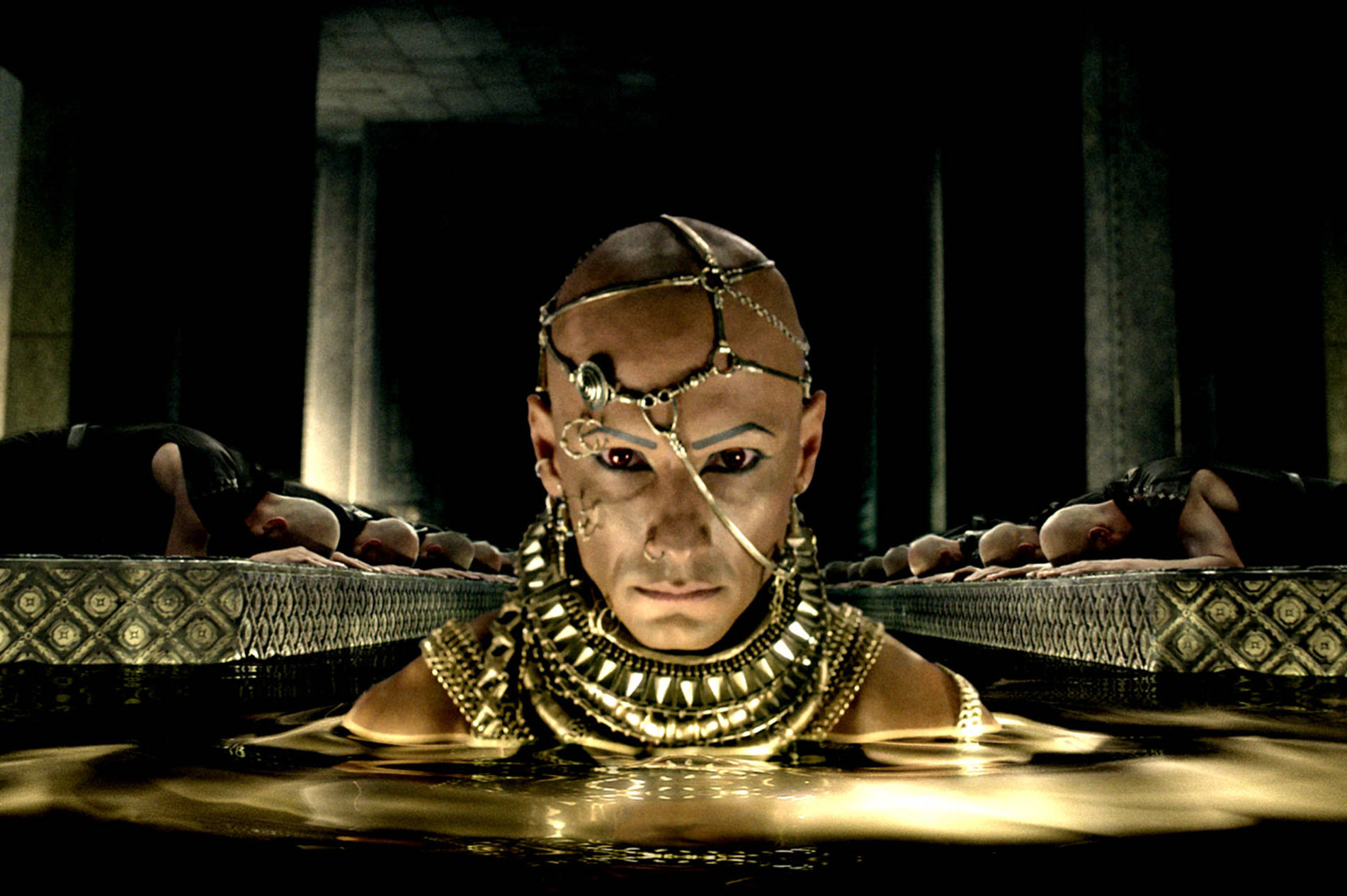 King Xerxes Rodrigo Santoro Evil Stare