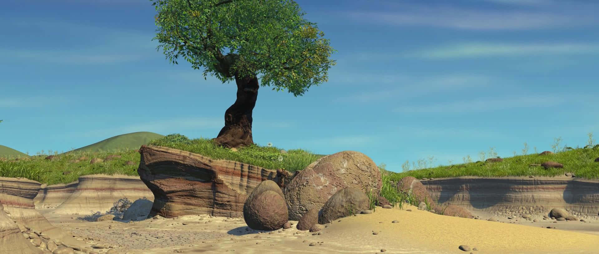 Kingdom Colony Tree A Bugs Life Background