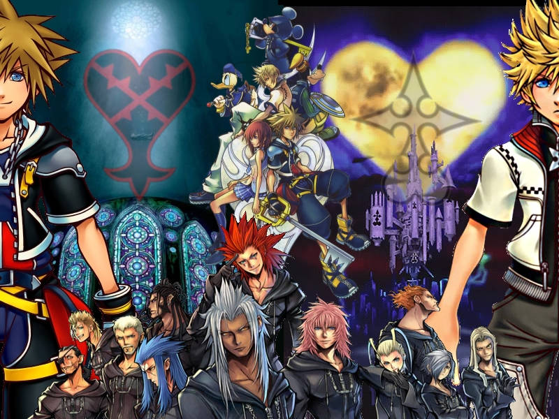 Kingdom Heart Logo Dispay Background