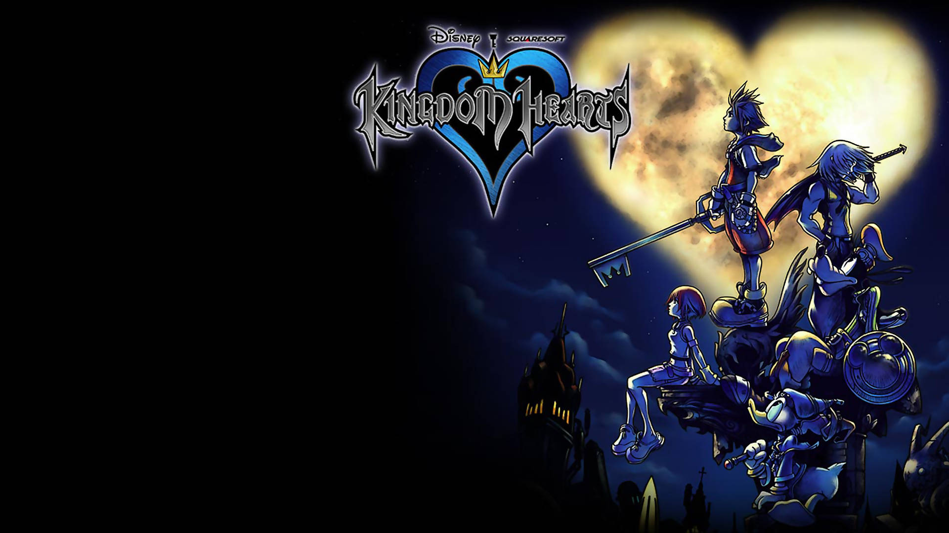 Kingdom Heart Logo Lock Screen Background