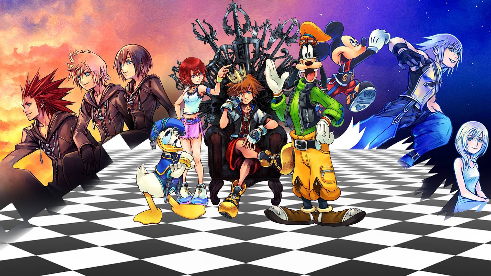 Kingdom Hearts 3d Wallpaper Background