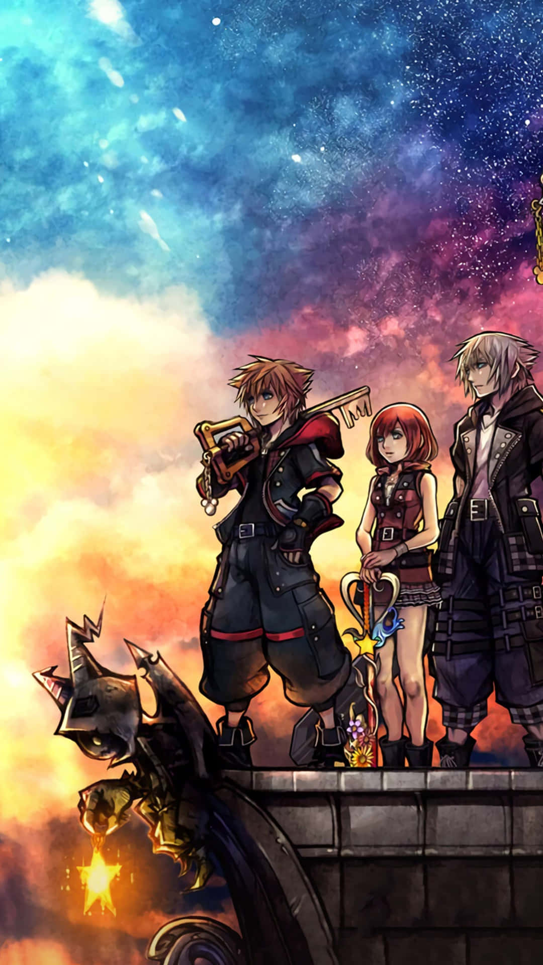 Kingdom Hearts Looking Ahead Phone Background